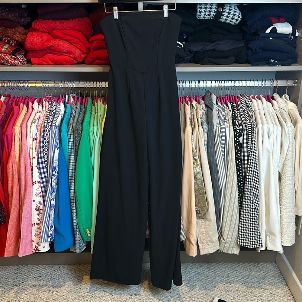 Wild Fable black strapless or strapped jumpsuit size XS